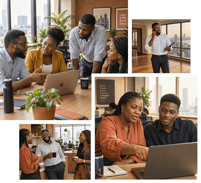 Beryl Shelter Nigeria Limited team collaborating