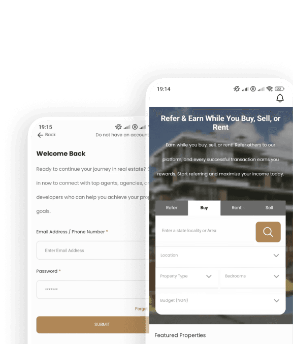 Beryl Shelter mobile app screens